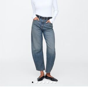 GAP Classic Blue BARREL High rise Women's Jeans 14 / 32